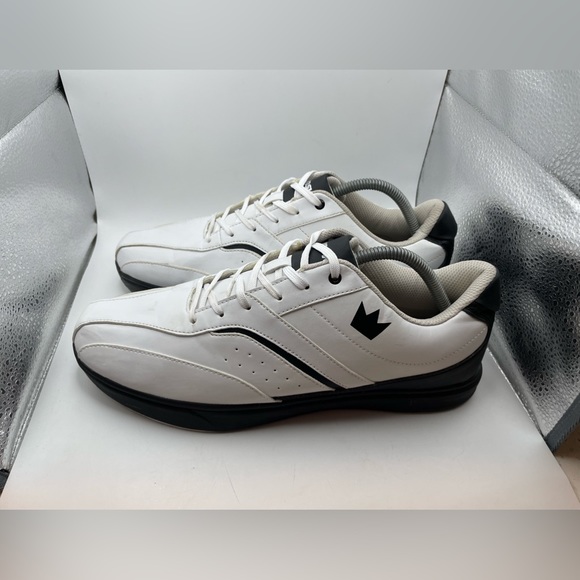 Shoes Brunswick Vapor Mens White Black Bowling Sneakers Size 15